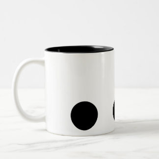 Caneca De Café Em Dois Tons Mínimo 3 Bolinhas