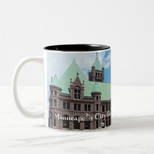 Caneca De Café Em Dois Tons Minneapolis CIty Hall