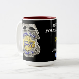 Caneca De Café Em Dois Tons Minneapolis Policial Gift Mug
