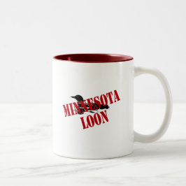 Caneca De Café Em Dois Tons Minnesota Loon
