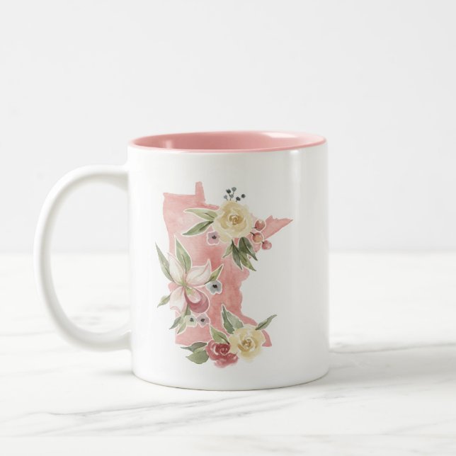 Caneca De Café Em Dois Tons Minnesota - Mug de Estado - Dono de Bridesmaid (Esquerda)