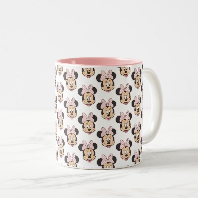 Caneca De Café Em Dois Tons Minnie Coffee Mug (Frente Esquerda)