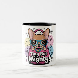 Caneca De Café Em Dois Tons Minúsculo mas Poderoso