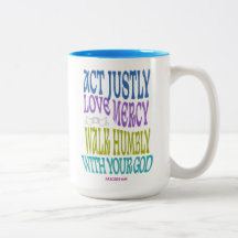 Miquéias 6:8 Escritura Colorida Personalizável