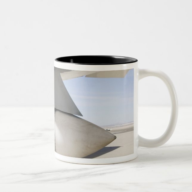 Caneca De Café Em Dois Tons Mísseis Phoenix Marinho Excedente (Direita)