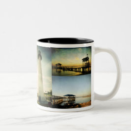 Caneca De Café Em Dois Tons Mississipi - Mug da Costa do Golfo
