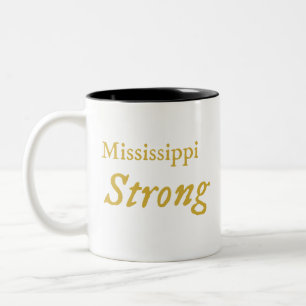Caneca De Café Em Dois Tons Mississípi Strong Coffee Mug