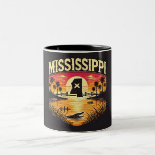 Caneca De Café Em Dois Tons Mississippi