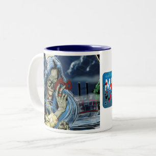 Caneca De Café Em Dois Tons Mississippi Zombie V1 Mug