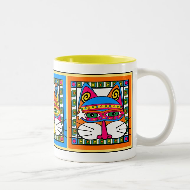 CANECA DE CAFÉ EM DOIS TONS MÍSTIC MAGIC TRIO (Direita)