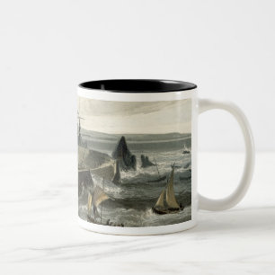Caneca De Café Em Dois Tons Mivagissey, Cornualha, do volume VIII 'de um Voyag