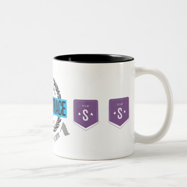 Caneca De Café Em Dois Tons Mmmm café (Direita)