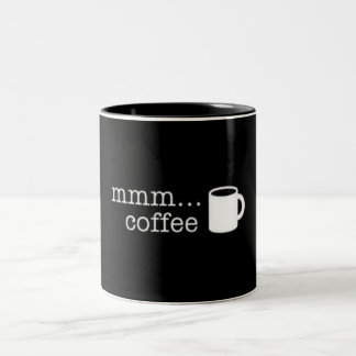 Caneca De Café Em Dois Tons Mmmm… Café