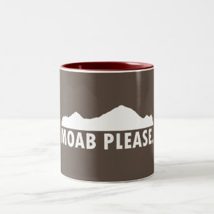 Caneca De Café Em Dois Tons Moab, por favor