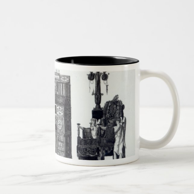 Caneca De Café Em Dois Tons Mobília no estilo Grecian (Direita)
