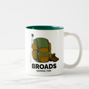 Caneca De Café Em Dois Tons Mochila do Broads National Park