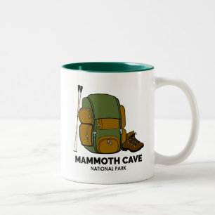 Caneca De Café Em Dois Tons Mochila Nacional do Parque Mammoth Cave