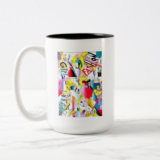 Caneca De Café Em Dois Tons Moda