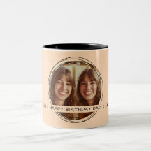 Modelo de Mensagem de Foto Lembrança Pai Pêssego C