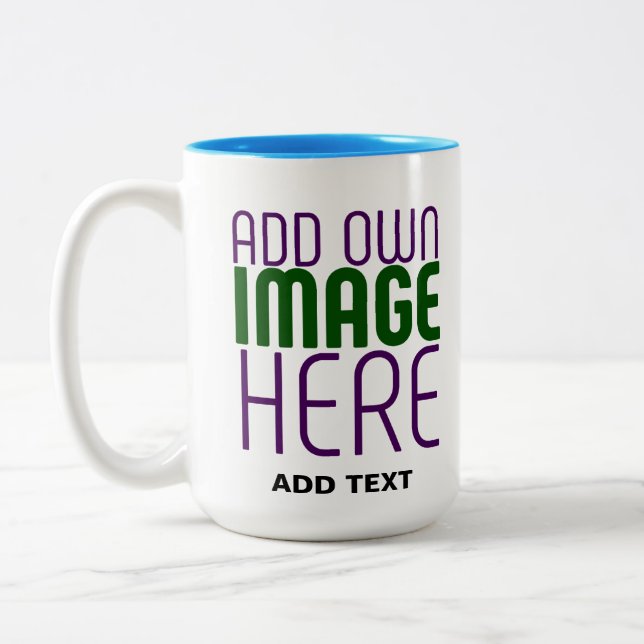 CANECA DE CAFÉ EM DOIS TONS MODELO DE TEXTO DE IMAGEM BRANCA SIMPLES EDITÁVEL  (Esquerda)