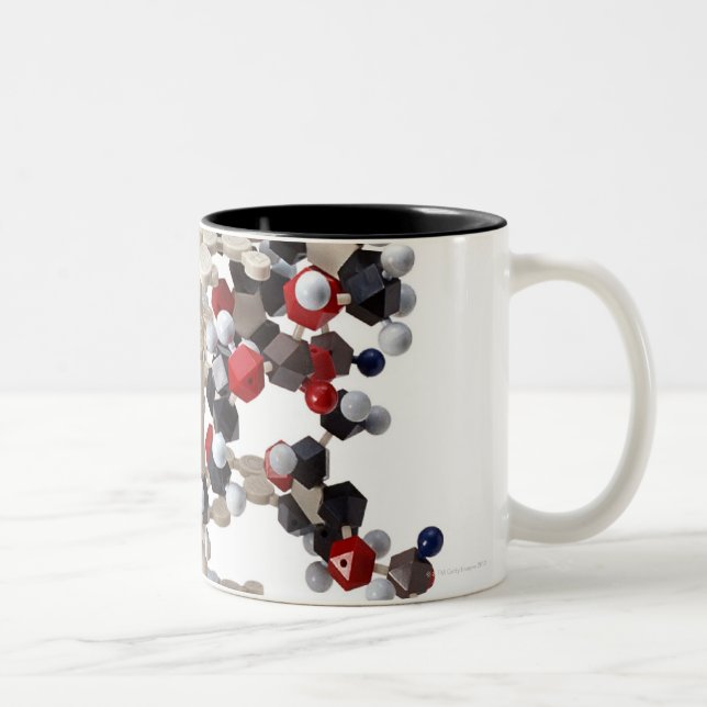Caneca De Café Em Dois Tons Modelo do ADN (Direita)
