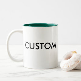 Caneca De Café Em Dois Tons Modelo em Branco de Caneca de Duas Cores Personali