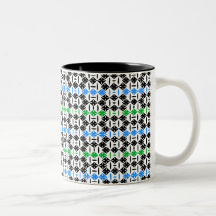 Caneca De Café Em Dois Tons Modelo Oltenesc