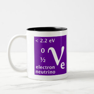Caneca De Café Em Dois Tons Modelo padrão (neutrino do elétron)