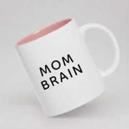 Caneca De Café Em Dois Tons Modern Mom Brain Mug Mother’s Day Gift for Mom