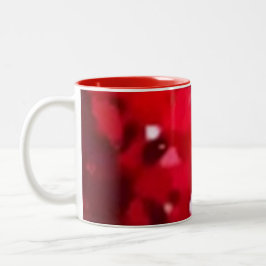 Caneca De Café Em Dois Tons Modern pattern red mug