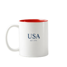 Moderno EUA Estabelecido em 1776 Presente Vermelho