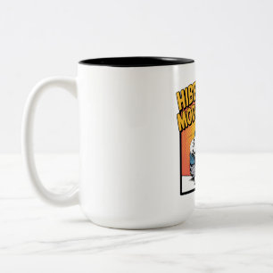 Caneca De Café Em Dois Tons Modo de Hibernação Divertido Gato Inverno Café Aco