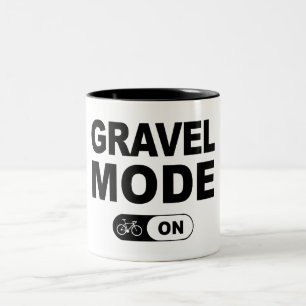 Caneca De Café Em Dois Tons Modo Gravel ativado