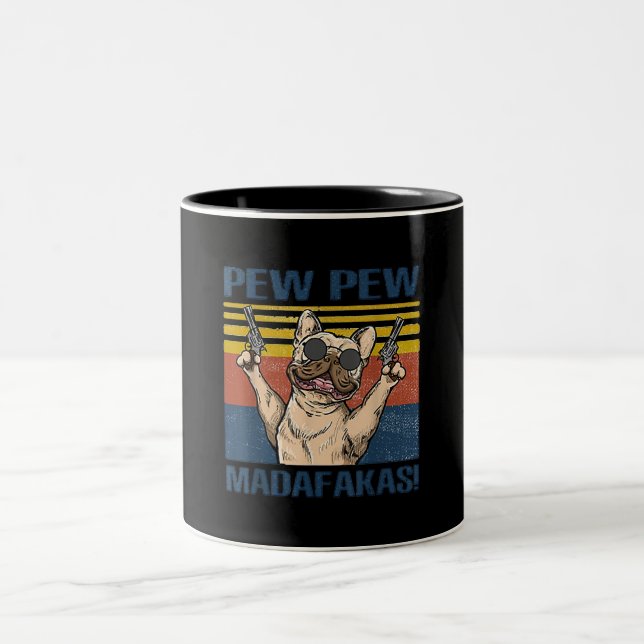 Caneca De Café Em Dois Tons Modos| Pomada de Bulldog (Centro)