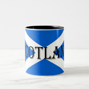 Caneca De Café Em Dois Tons Mogcnt Scottish Flag