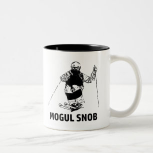 Caneca De Café Em Dois Tons Mogul Skiing Snob