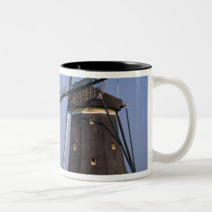 Caneca De Café Em Dois Tons Moinhos de vento, Leidschendam, Holanda
