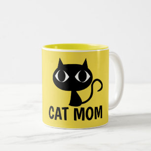 Caneca De Café Em Dois Tons Molas de café MOM CAT