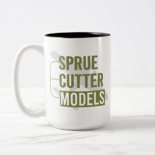 Caneca De Café Em Dois Tons Moldar Cutter Models Coffee Mug