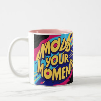 Caneca De Café Em Dois Tons Molde Seus Momentos