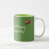 Mole e Butterfly bom dia Mug