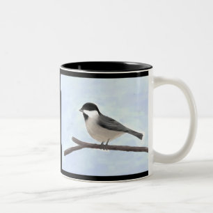 Caneca De Café Em Dois Tons Molho-de-cabeça-negra