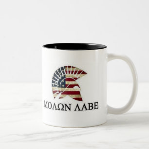 CANECA DE CAFÉ EM DOIS TONS MOLON LABE