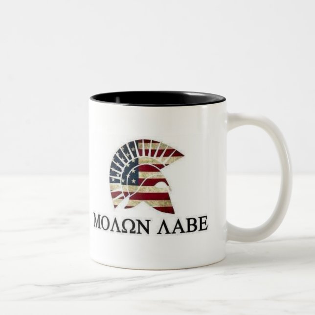 CANECA DE CAFÉ EM DOIS TONS MOLON LABE (Direita)