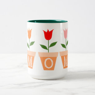 CANECA DE CAFÉ EM DOIS TONS MOM