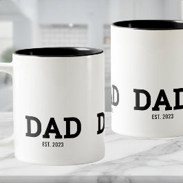 Caneca De Café Em Dois Tons Mom Established New Mom Gift