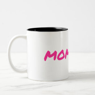 Caneca De Café Em Dois Tons Momager Para A Senhora Do Chefe Mãe Momprenuer