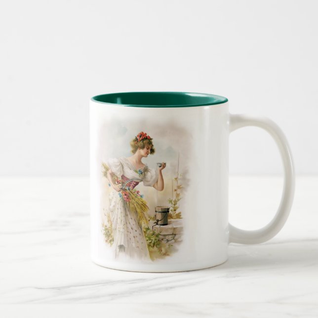 Caneca De Café Em Dois Tons Momento de atualização (Direita)