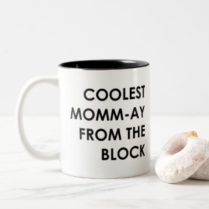 Caneca De Café Em Dois Tons Momm-Ay o mais fresco do bloco