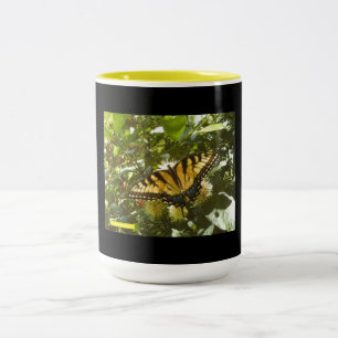 Caneca De Café Em Dois Tons Monarca Amarelo Vibrante